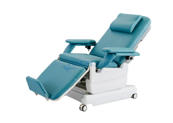 كهربائي غسيل الكلى العيادات الخارجية الطبية كرسي 4 قسم على عجلات