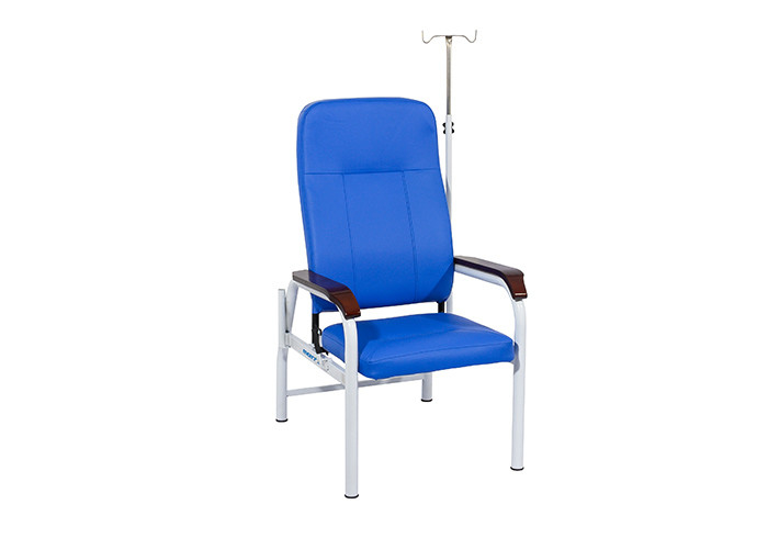 أثاث المستشفى PU ​​رغوة السريرية IV التسريب كرسي مع مسند الذراع