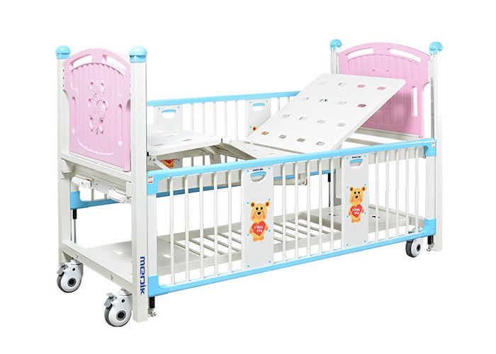 اثنان الساعد الوردي مستشفى الأطفال سرير مسند الظهر قابل للتعديل للأطفال