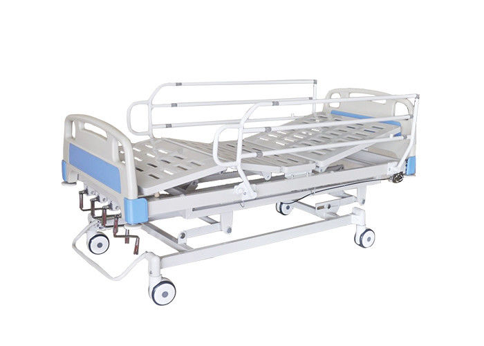 إرتفاع قابل للتعديل semi فاولر يدويّ مستشفى سرير لحراسة مع abs منصة