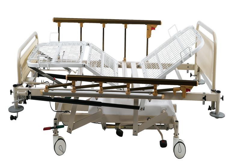 هيدروليّ مستشفى سرير مع مضخة ل HI-LO حركة, غاز نابض ل Trendelenburg